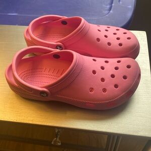 Like New Pink Crocs Women’s Size 11